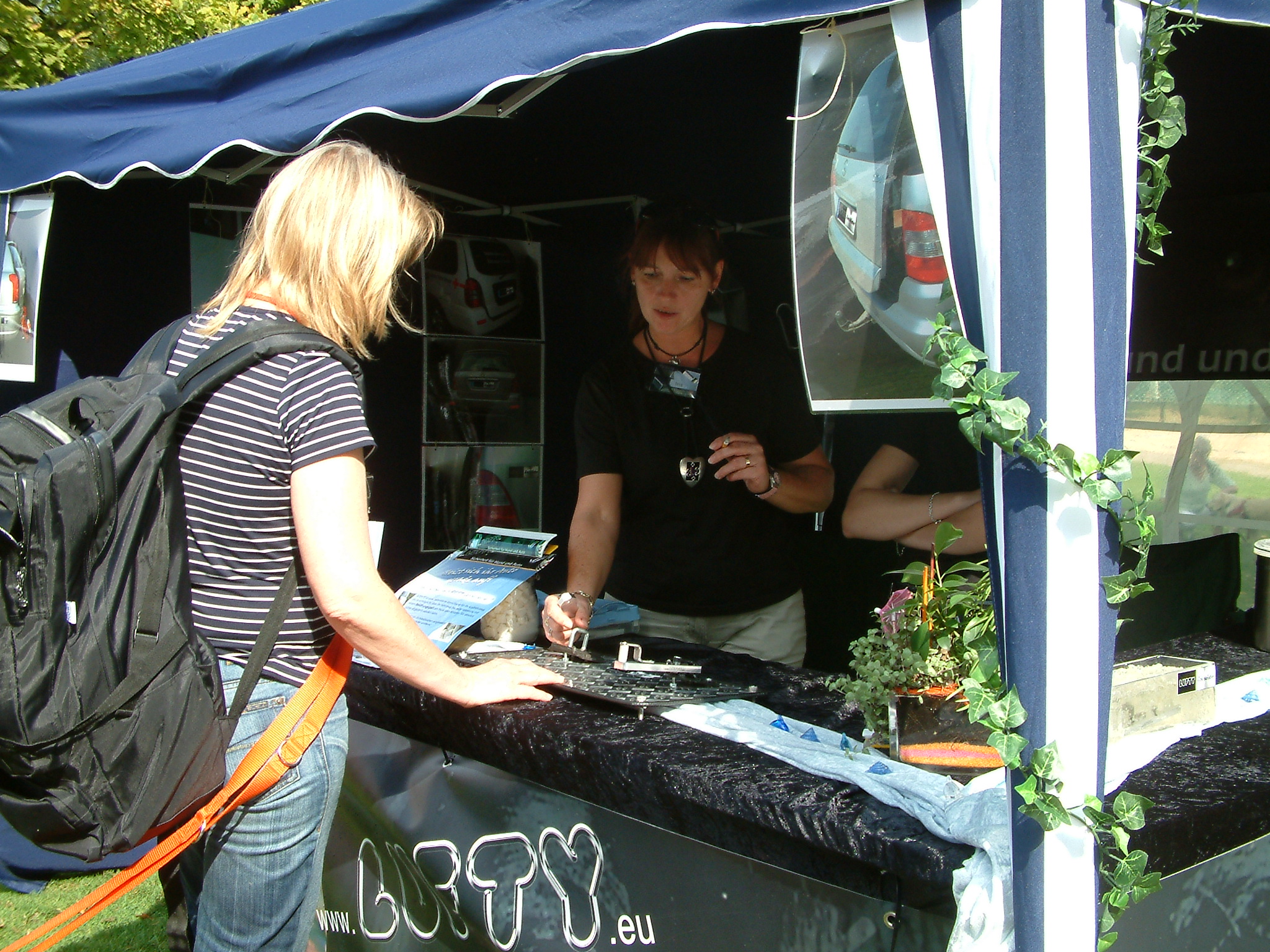 Lufty Demo am Stand Lufty Demo am Stand