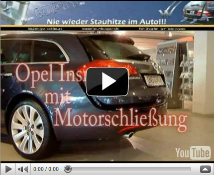 Lufty® im Opel Insignia mit Motorschließung Lufty® im Opel Insignia mit Motorschließung